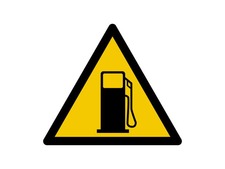 Avertissement  W204  Carburant  Panneau Signalétique Norme ISO7010