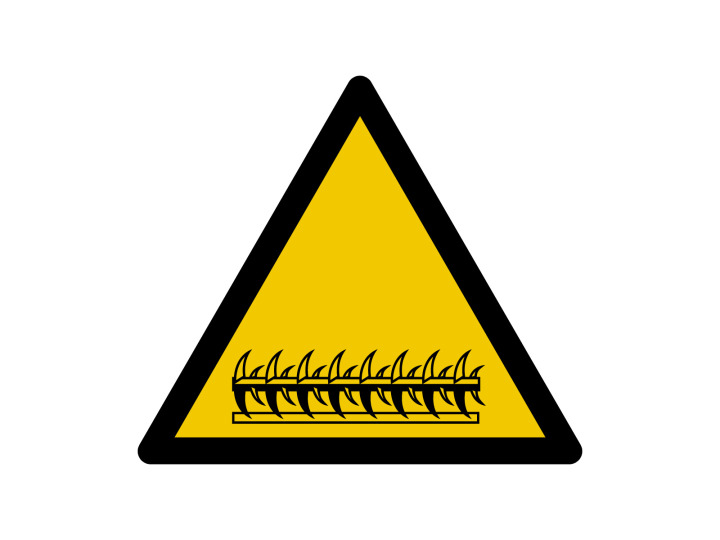 Avertissement  W238  Danger  Panneau Signalétique Norme ISO7010