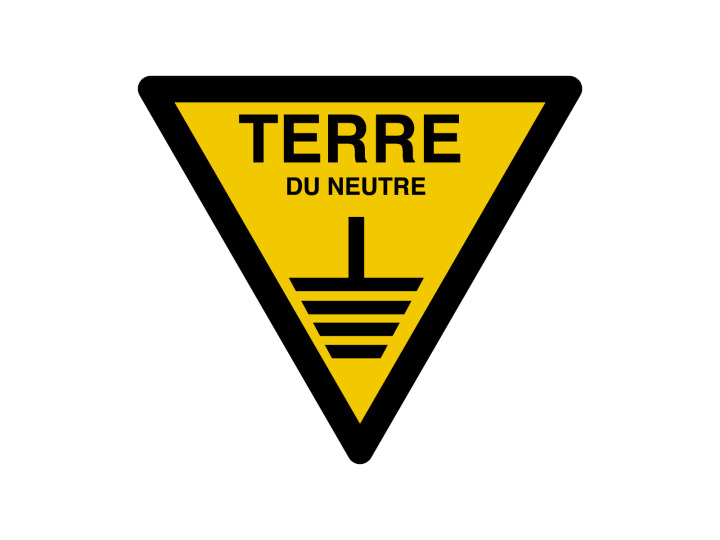 Avertissement  W401  Terre  Panneau Signalétique Norme ISO7010