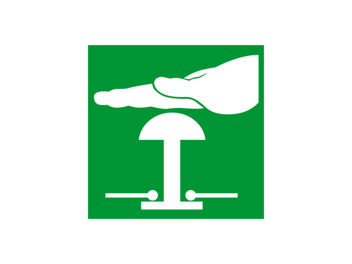 Évacuation Sécurité E092 Signal durgence Panneau Signalétique Norme ISO 7010