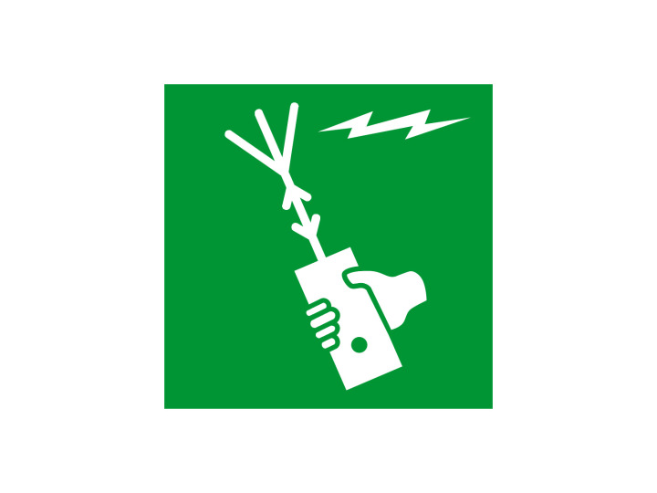 Évacuation Sécurité E105 Radio portative Panneau Signalétique Norme ISO 7010