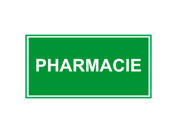 Évacuation Sécurité  E453  Pharmacie  Panneau Signalétique Norme ISO7010