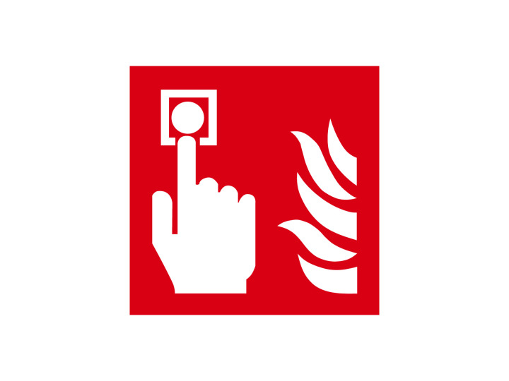 Incendie  F005  Point dalarme incendie  Panneau Signalétique Norme ISO7010