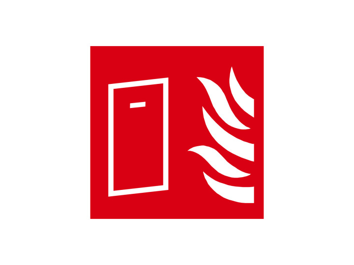 Incendie  F015  Porte coupefeu  Panneau Signalétique Norme ISO7010