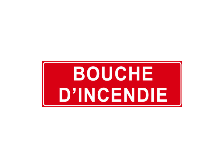 Incendie  F105  Bouche dincendie  Panneau Signalétique Norme ISO7010