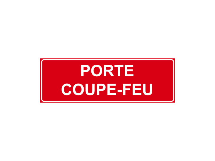 Incendie  F127  Porte coupefeu  Panneau Signalétique Norme ISO7010