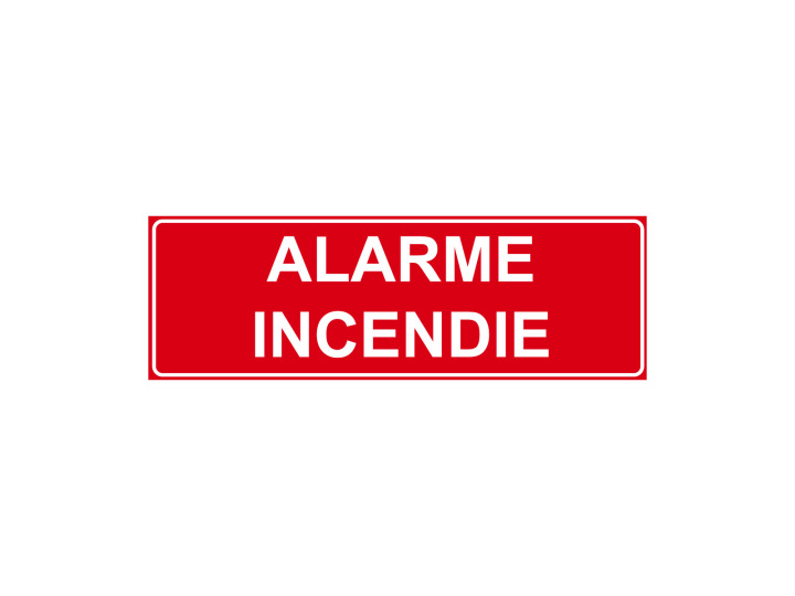 Incendie  F135  Alarme incendie  Panneau Signalétique Norme ISO7010