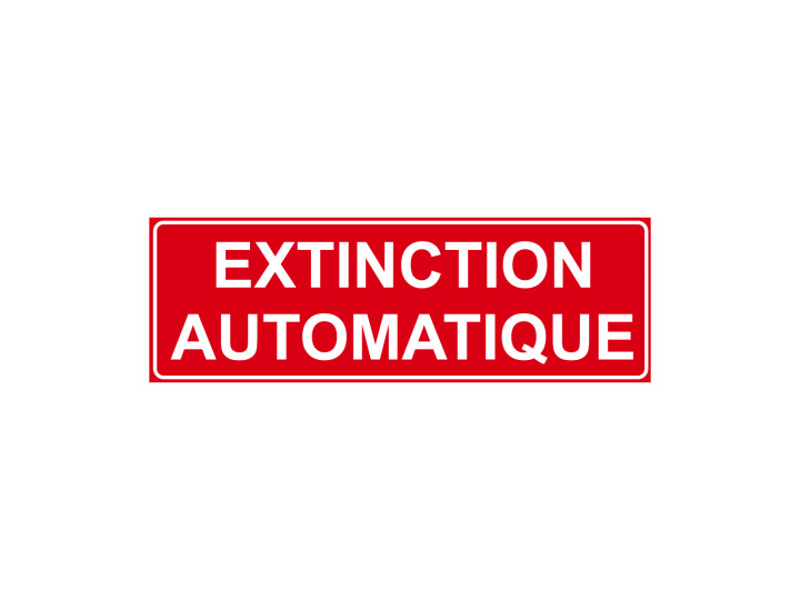 Incendie  F136  Extinction automatique  Panneau Signalétique Norme ISO7010