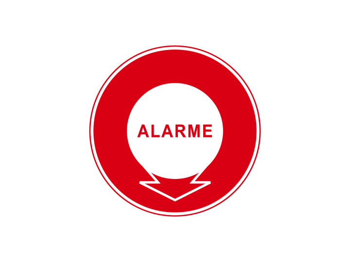 Incendie  F303  Alarme  Panneau Signalétique Norme ISO7010