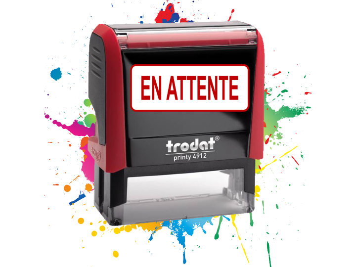 Tampon EN ATTENTE  Trodat XPRINT 499253  Tampon Encreur Formule commerciale