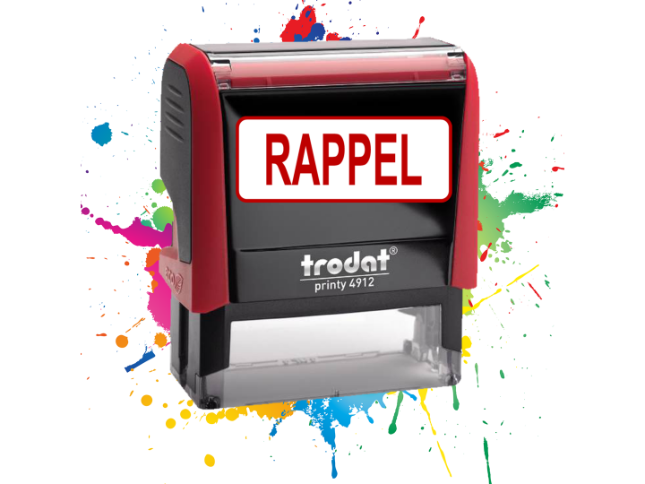 Tampon RAPPEL  Trodat XPRINT 499208  Tampon Encreur Formule commerciale